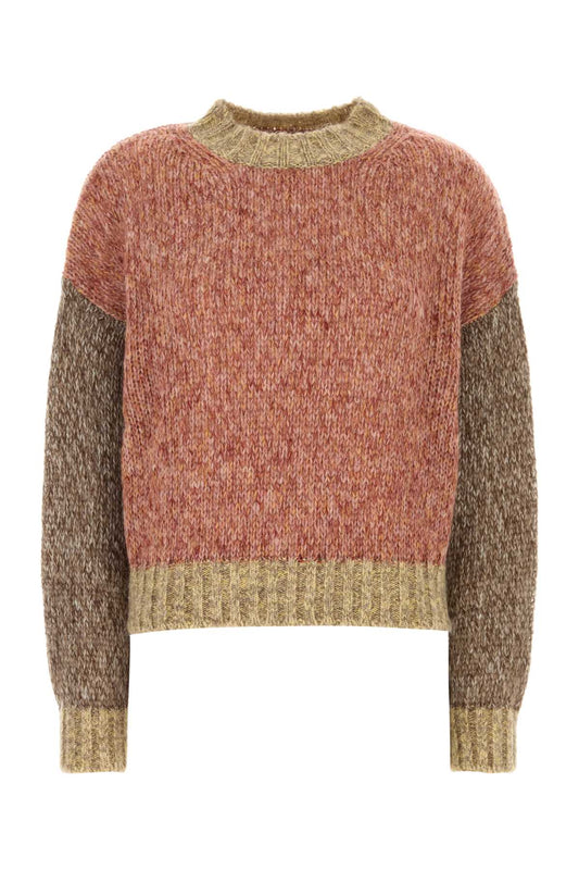 Weekend Max Mara Melange Red Acrylic Blend Dionigi Sweater