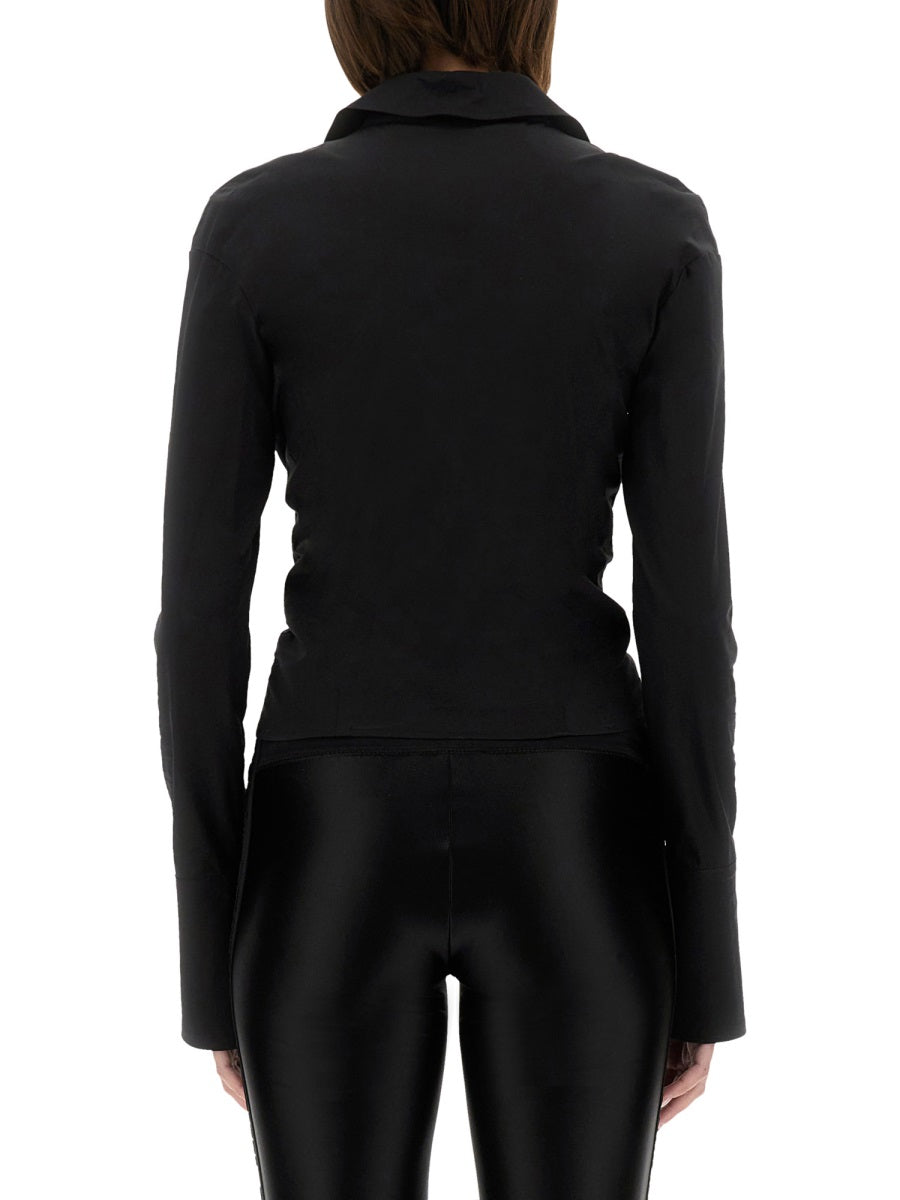 Versace Jeans Couture Ruched Shirt